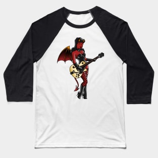 Guitar Demon Baseball T-Shirt